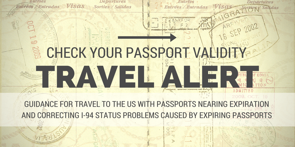 travel us passport validity