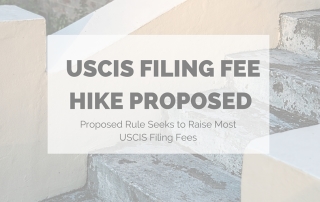 USCIS Filing Fee Increase