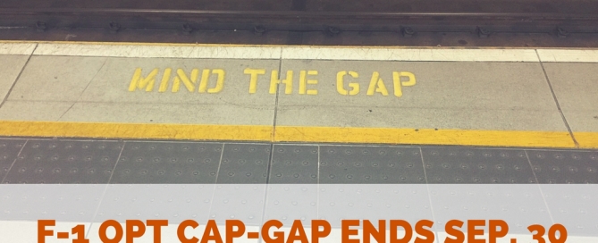 OPT Cap-Gap Valid Until September 30
