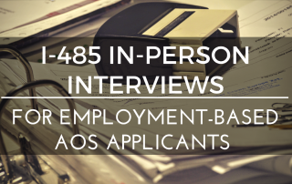 I-485 interviews