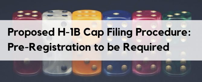 H-1B Cap Lottery Change Proposed