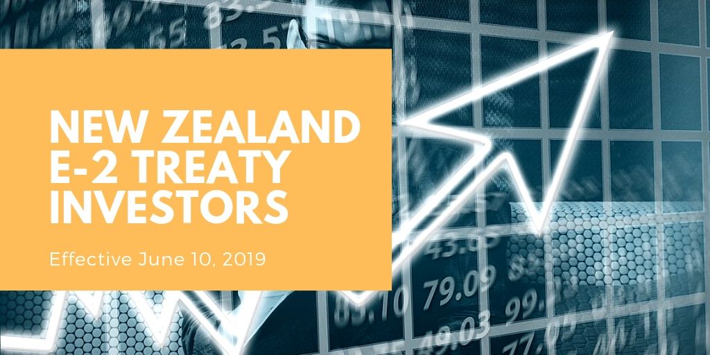New Zealand E-2 Treaty Investors