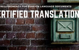 Certified Translations