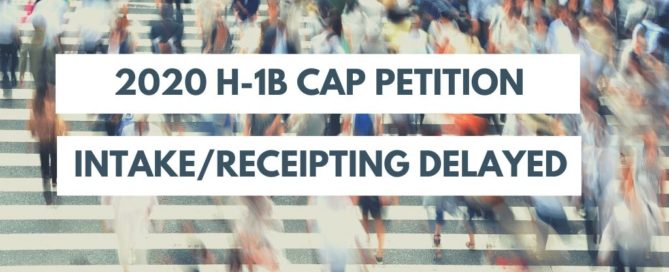 H-1B Work Visa Cap Intake and Receipting Delayed