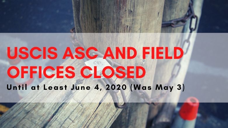 USCIS Office Closure June 4
