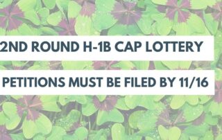 Second Round H-1B Cap Lottery Completed