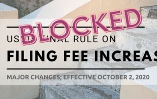 2020 USCIS Filing Fee Increase Blocked