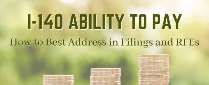 I-140 Ability to Pay RFE