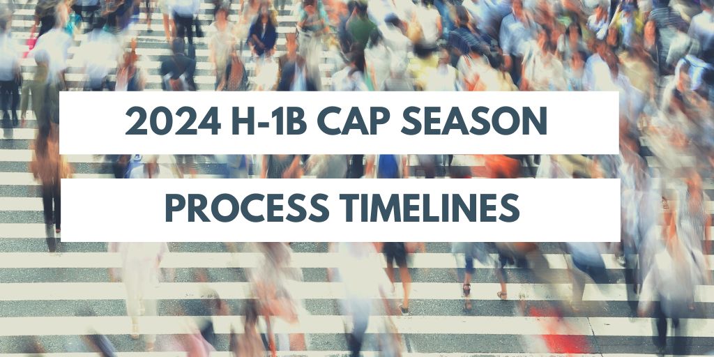 H-1B Work Visa Cap Season 2024 FY2025 Timelines