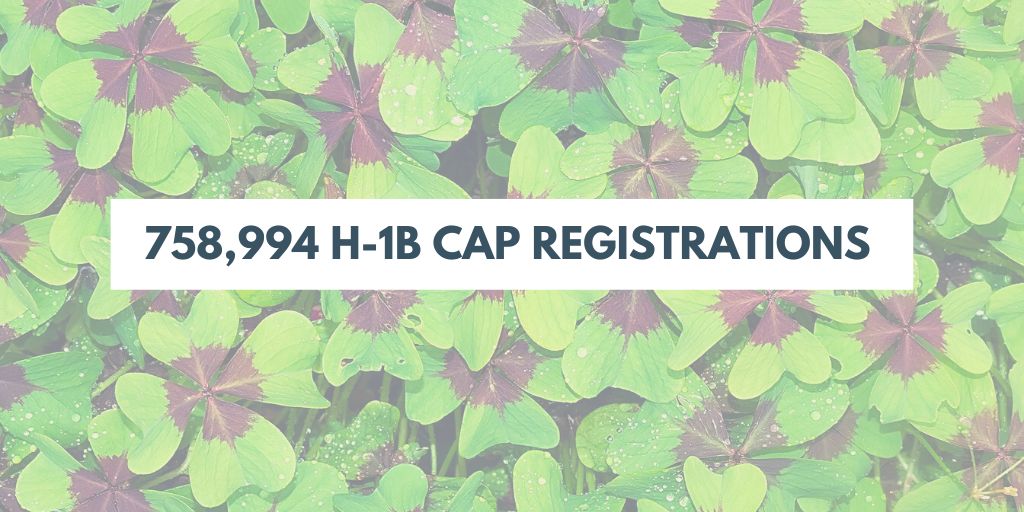H-1B Cap Lottery Numbers And Multiple Registrations