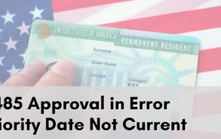Green Card Approved Error