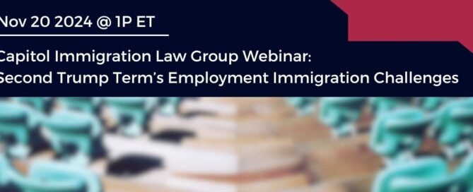 Second Trump Administration Immigration Challenges Webinar