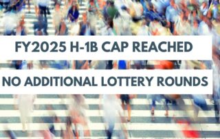 H-1B Cap Reached No Additional Lottery Rounds