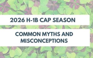 (FY2027) H-1B Cap Common Misconceptions