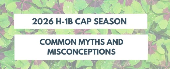 (FY2027) H-1B Cap Common Misconceptions