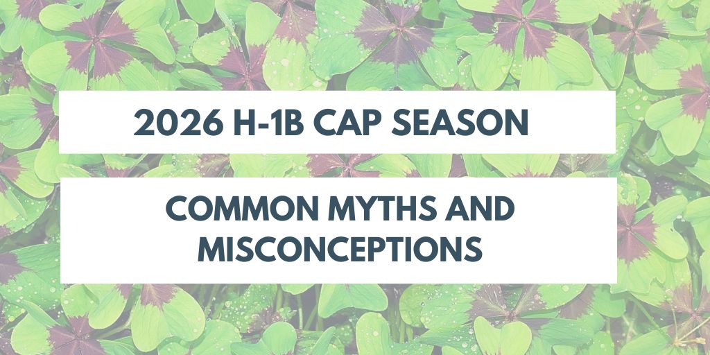 (FY2027) H-1B Cap Common Misconceptions